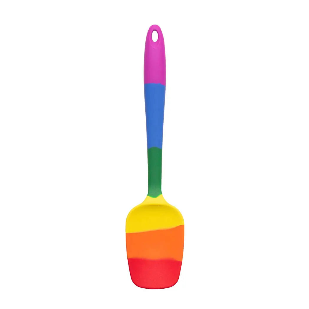 Spoon Spatula, Silicone Rainbow 10.5" HIC 93282