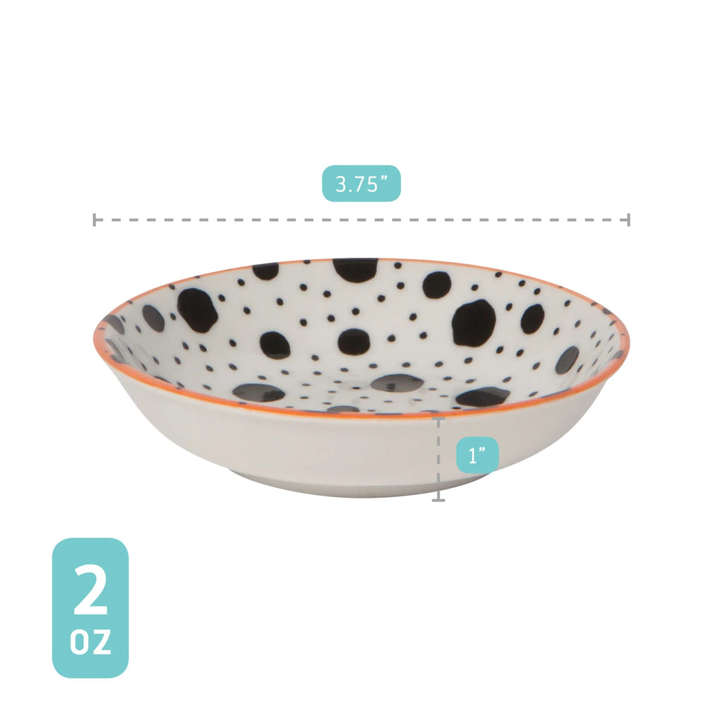Pinch Bowls Bits & Dots Multi Stamped 6pc DANI L46005