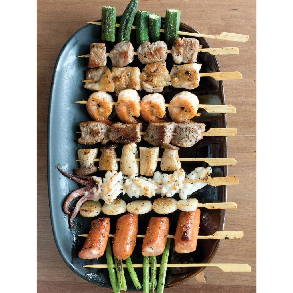 Bamboo Skewers Flat 7" Helen's Asian Kitchen HIC 97133