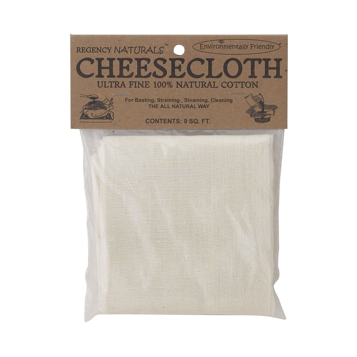Cheesecloth Cotton Reg Natural 9sqf HIC RW450N