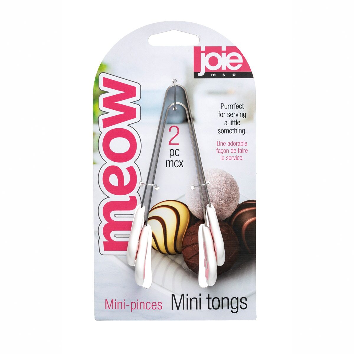 Tongs, Meow Mini Serving 2pc Joie HIC 12430