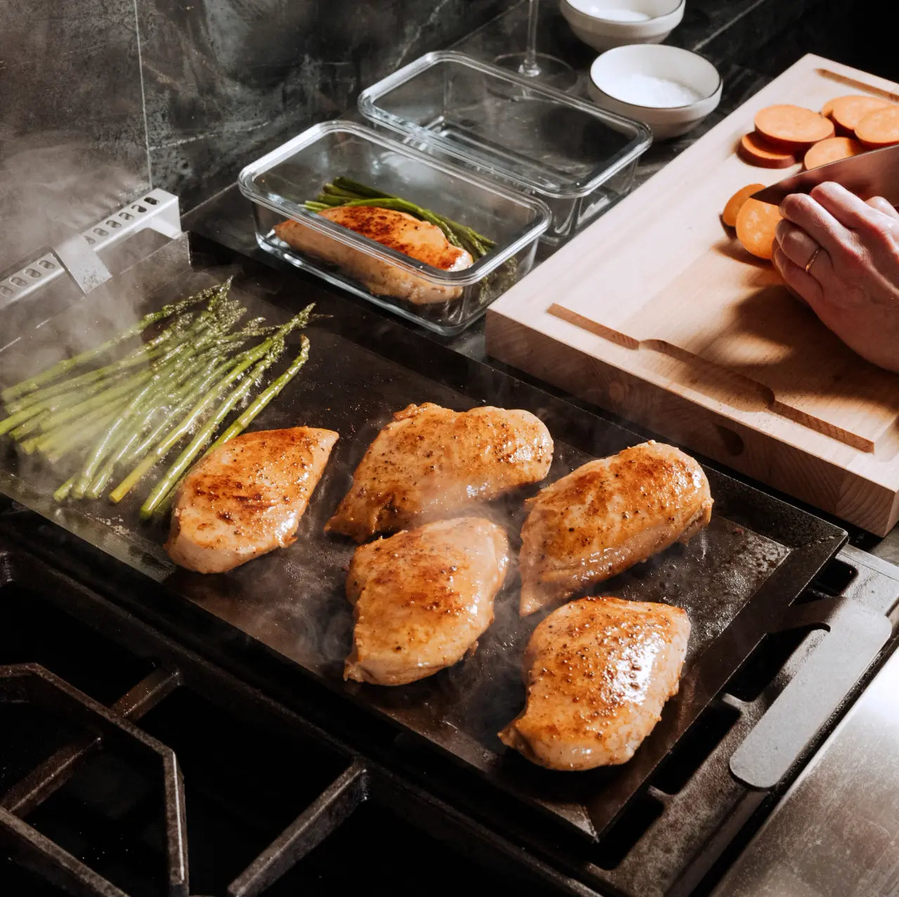 Griddle Rect Carbon Steel MADN COOK-GRIDDLE-NS-WS2