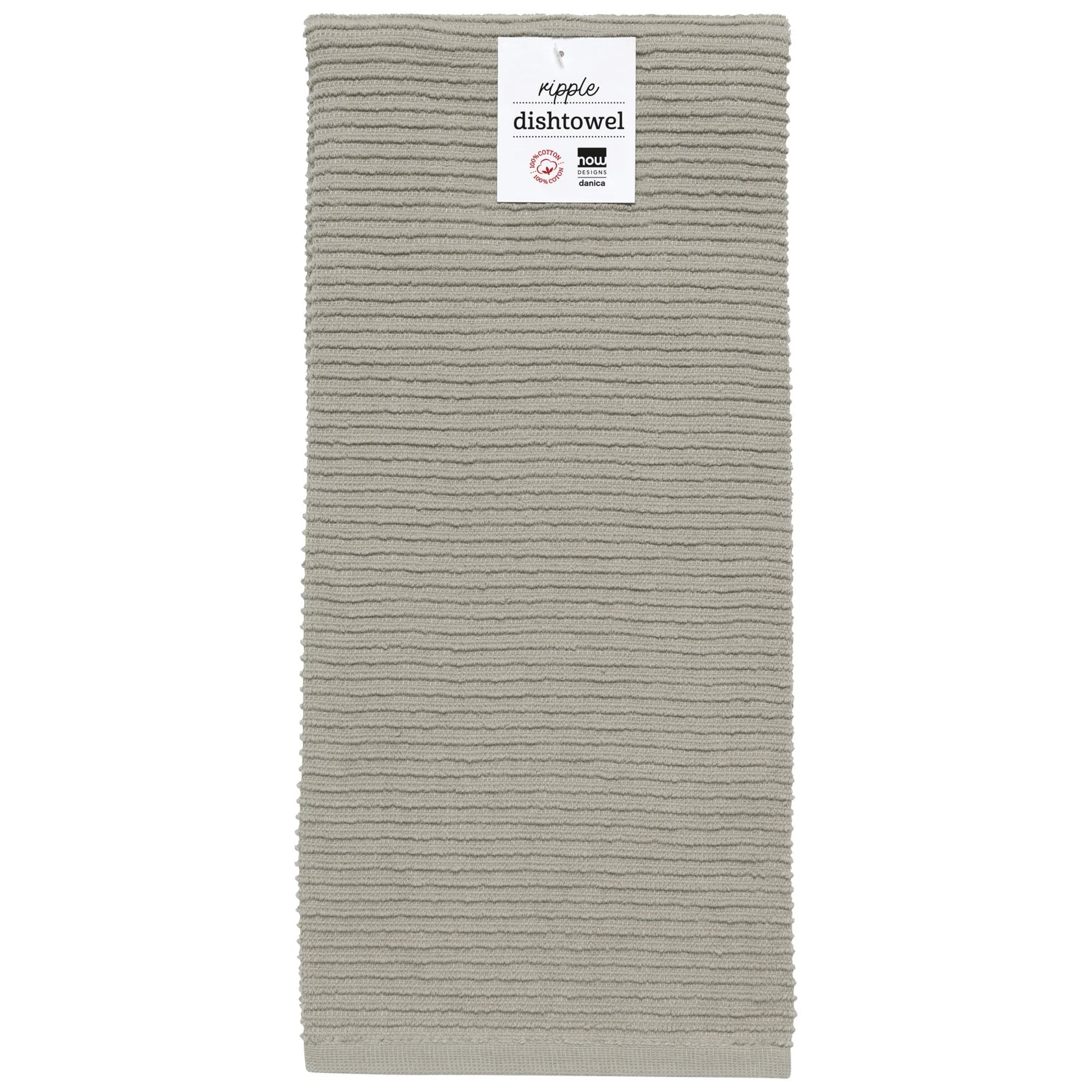 Dishtowel Ripple London Gray DANI 197422