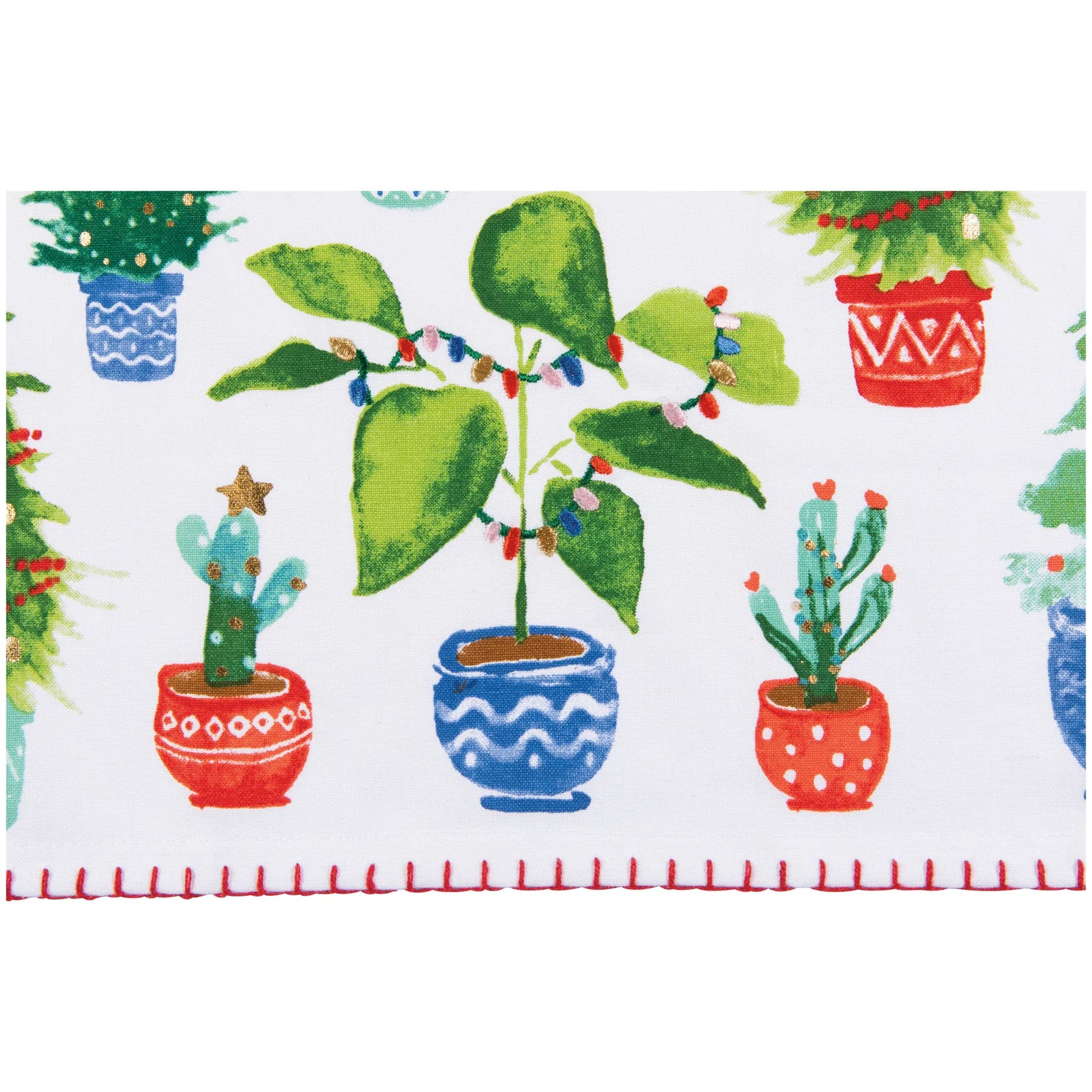 Dishtowel Jingle Plants Xmas DANI JKT3776D