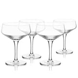 Coupe Glasses ang Raye 4pc crys VISKI 10257