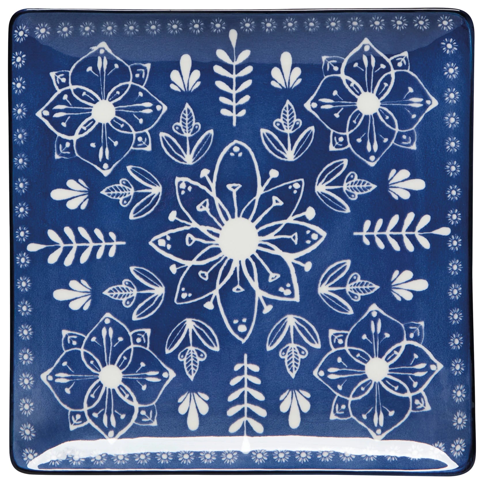 Plate Porto Stamped 8" DANI HPT1152D