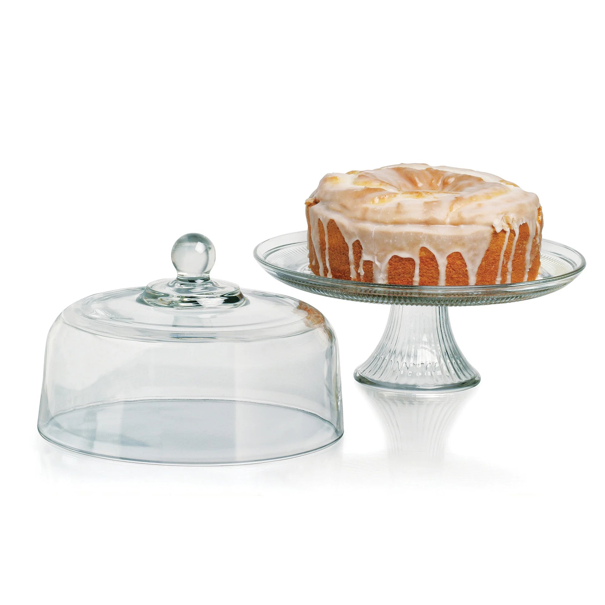 Cake Stand w/glass cover FOXR 77959