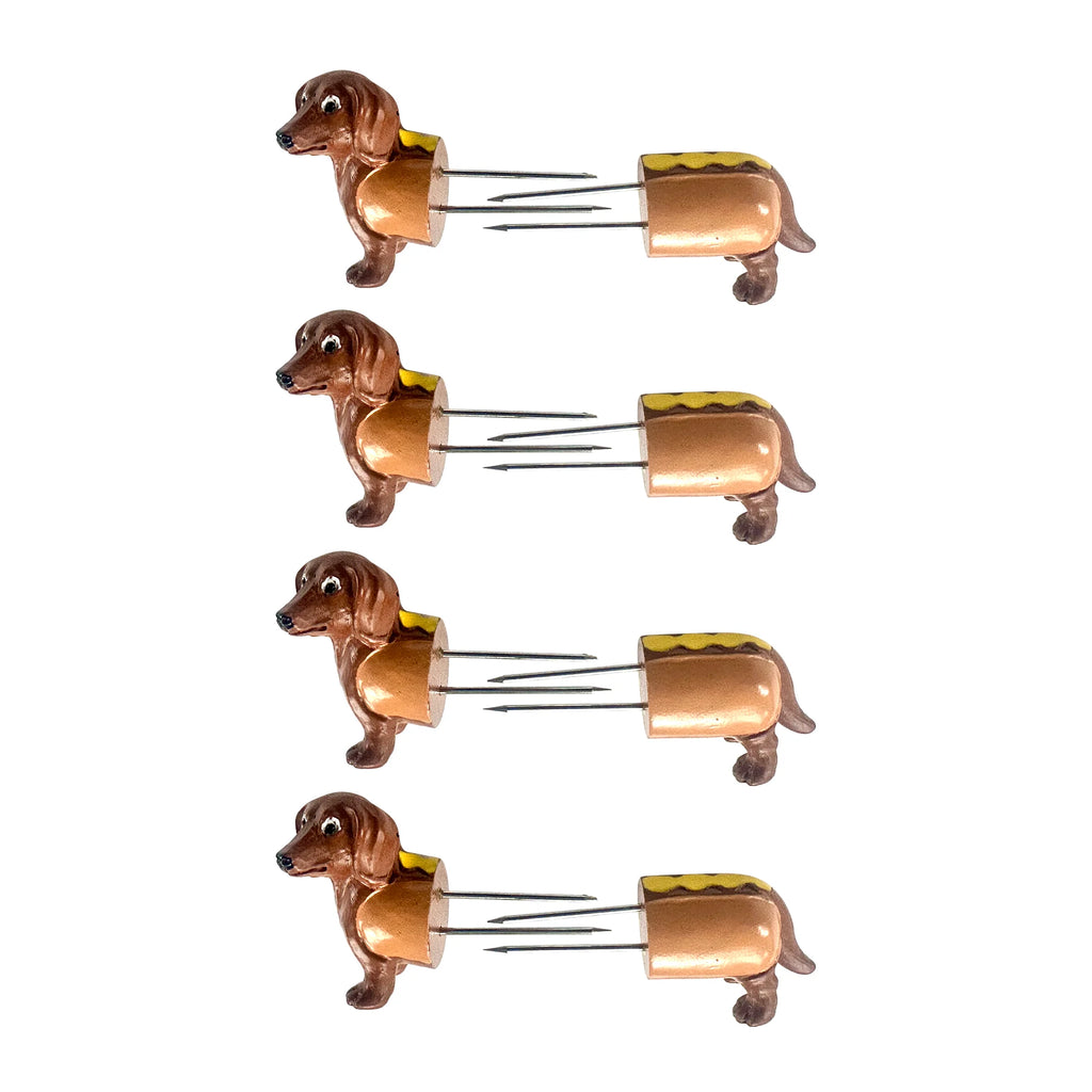 Corn Holders Daschund 8pc FOXR 66619
