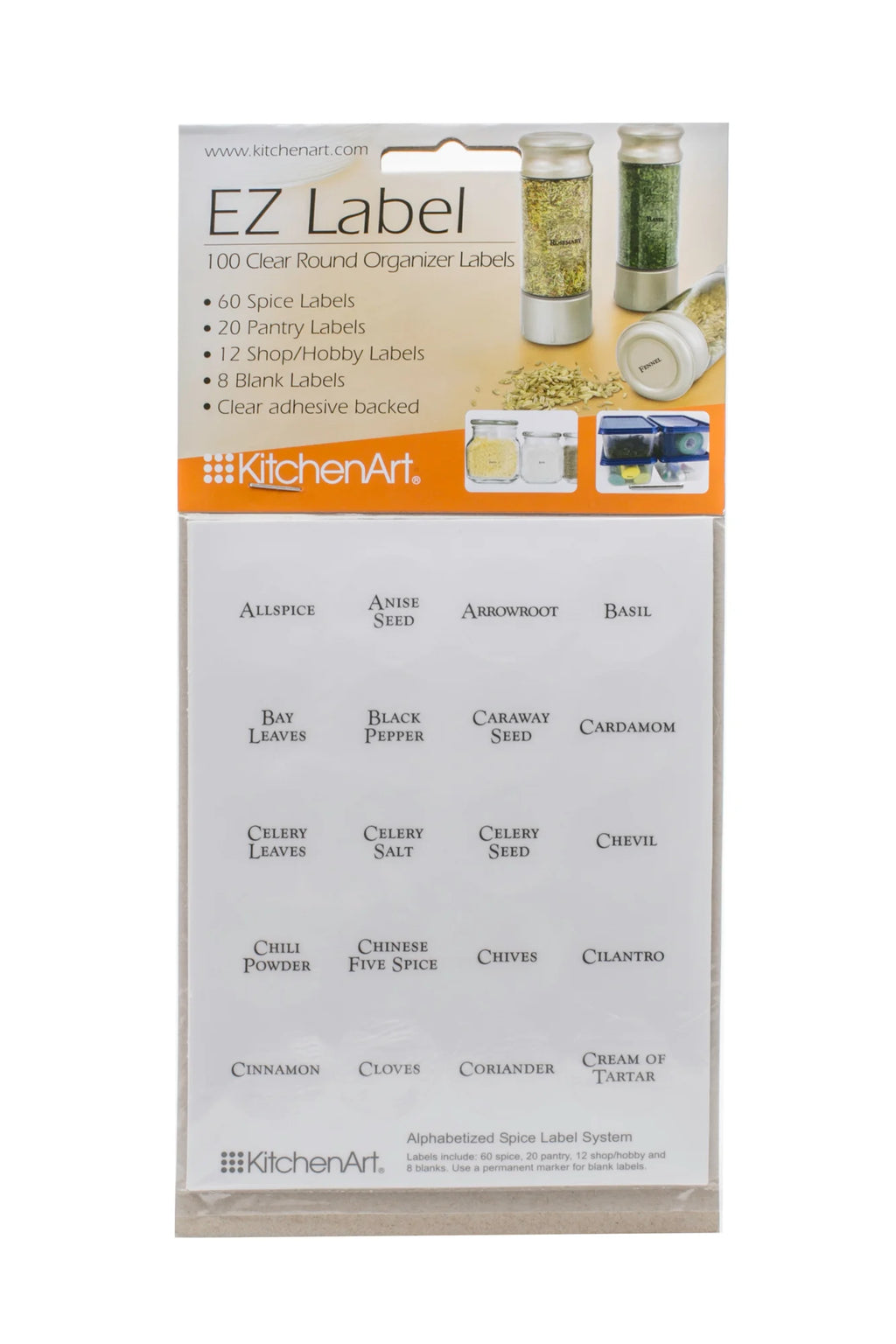 Spice Label Sticker Set FOXR 17005