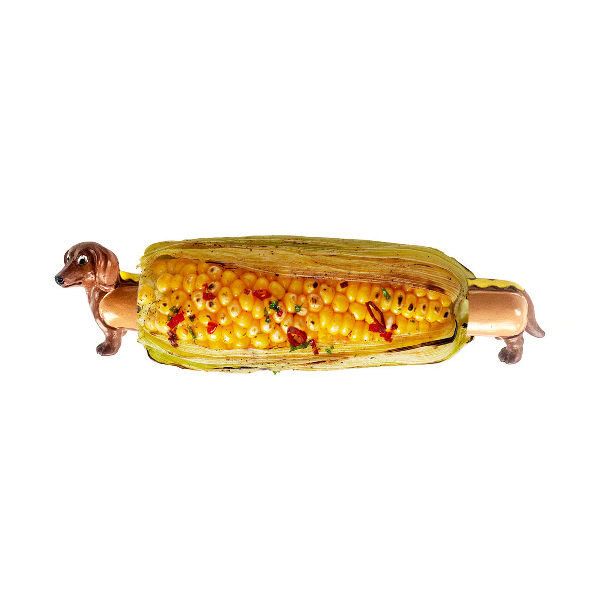 Corn Holders Daschund 8pc FOXR 66619