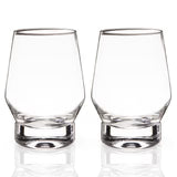 Whiskey Glasses HB Raye 2pc crys VISKI 11020