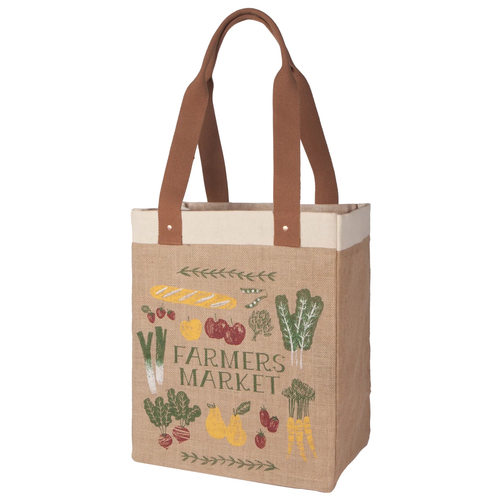 Shopping Tote Lining Farmers Market DANI 3014007
