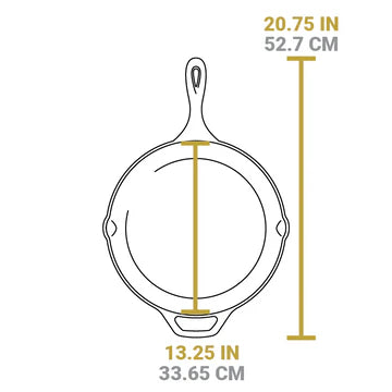 Cast Iron Skillet 13.25" LODGE L12SK3