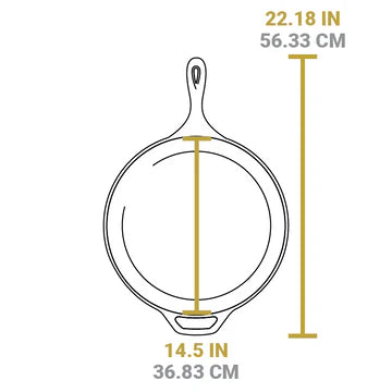 Cast Iron Skillet 15" LODGE L14SK3