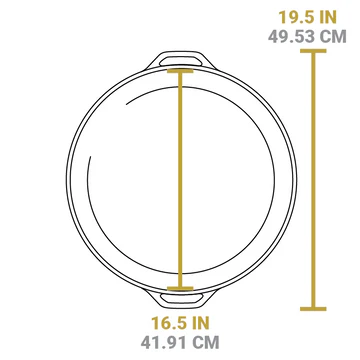 Cast Iron Skillet 17" LODGE L17SK3