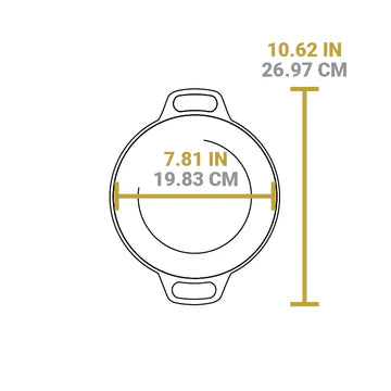 Cast Iron Serving Pot 2qt LODGE L2SP3