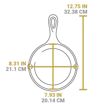 Cast Iron Skillet 8" LODGE L5SK3