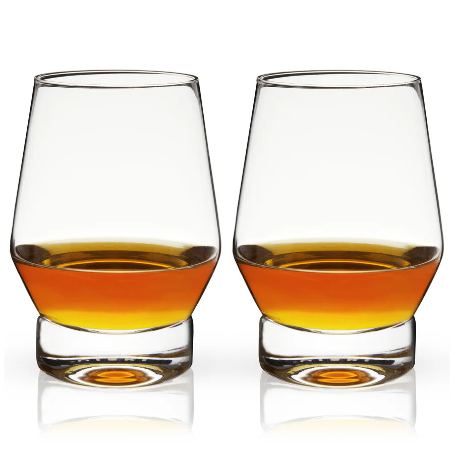 Whiskey Glasses HB Raye 2pc crys VISKI 11020