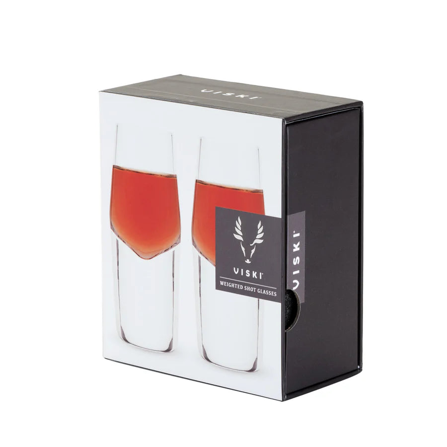 Shot Glasses HB Raye 2pc crys VISKI 4697
