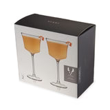 Sour Glasses stem Raye 2pc crys VISKI 11371