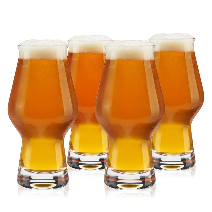 Beer Glasses (Ipa) 4pc crys TRUE 9955