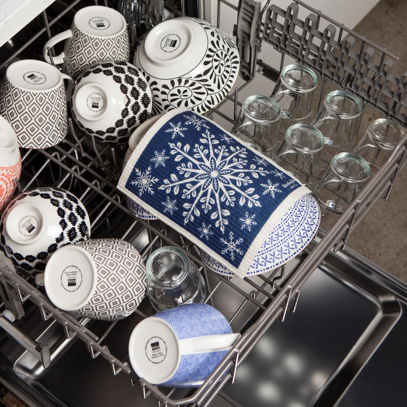 Swedish Sponge Snowflake Orn DANI ESW1515D