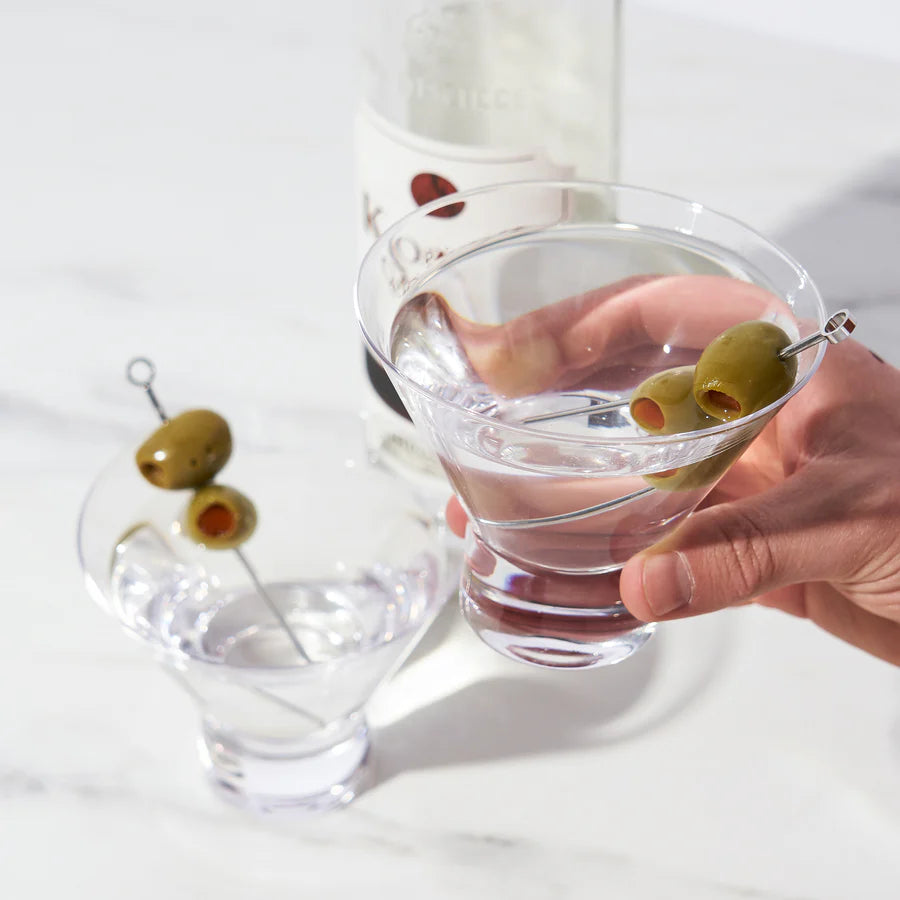 Martini Glasses HB stemless Raye 2pc crys VISKI 3718