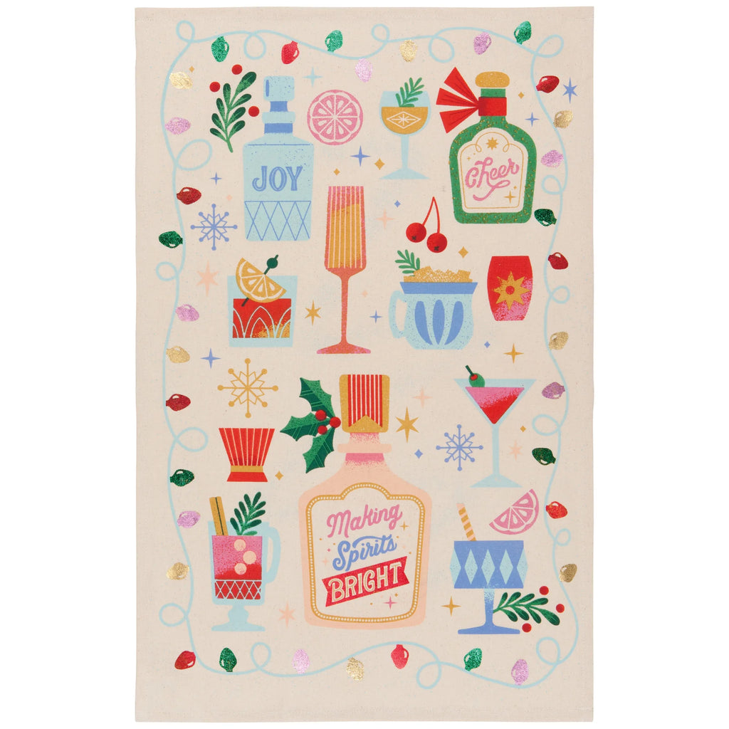 Dishtowel Spirits Bright DANI JKT1136D