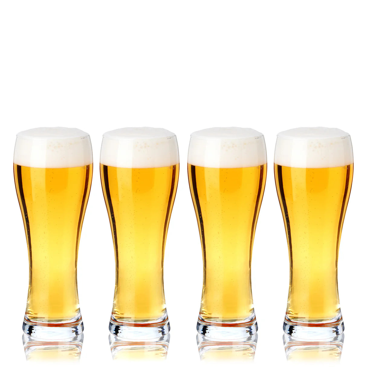 Beer Glasses (Wheat) 4pc crys TRUE 9954
