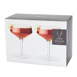 Coupe Glasses ang Raye 2pc crys VISKI 5399