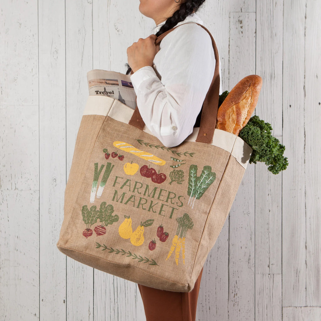 Shopping Tote Lining Farmers Market DANI 3014007