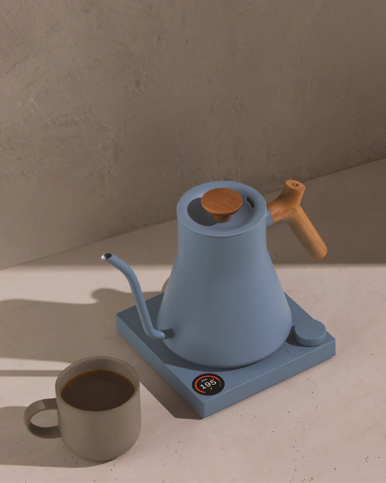 Electric Kettle Stagg Pro Hazy Blue w/Maple FELL 1222PRO-BY-US