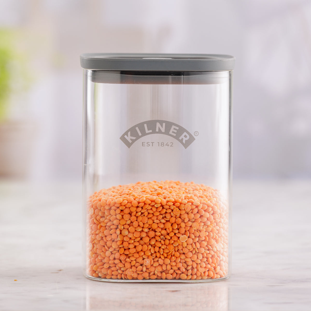 Storage Square Jar 42oz Kilner RW 0025.101U