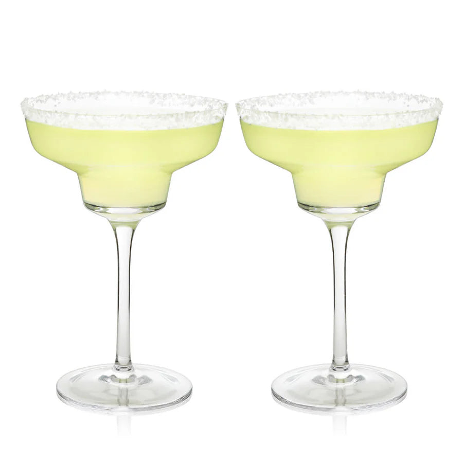 Margarita Glasses ang Raye 2pc crys VISKI 5253