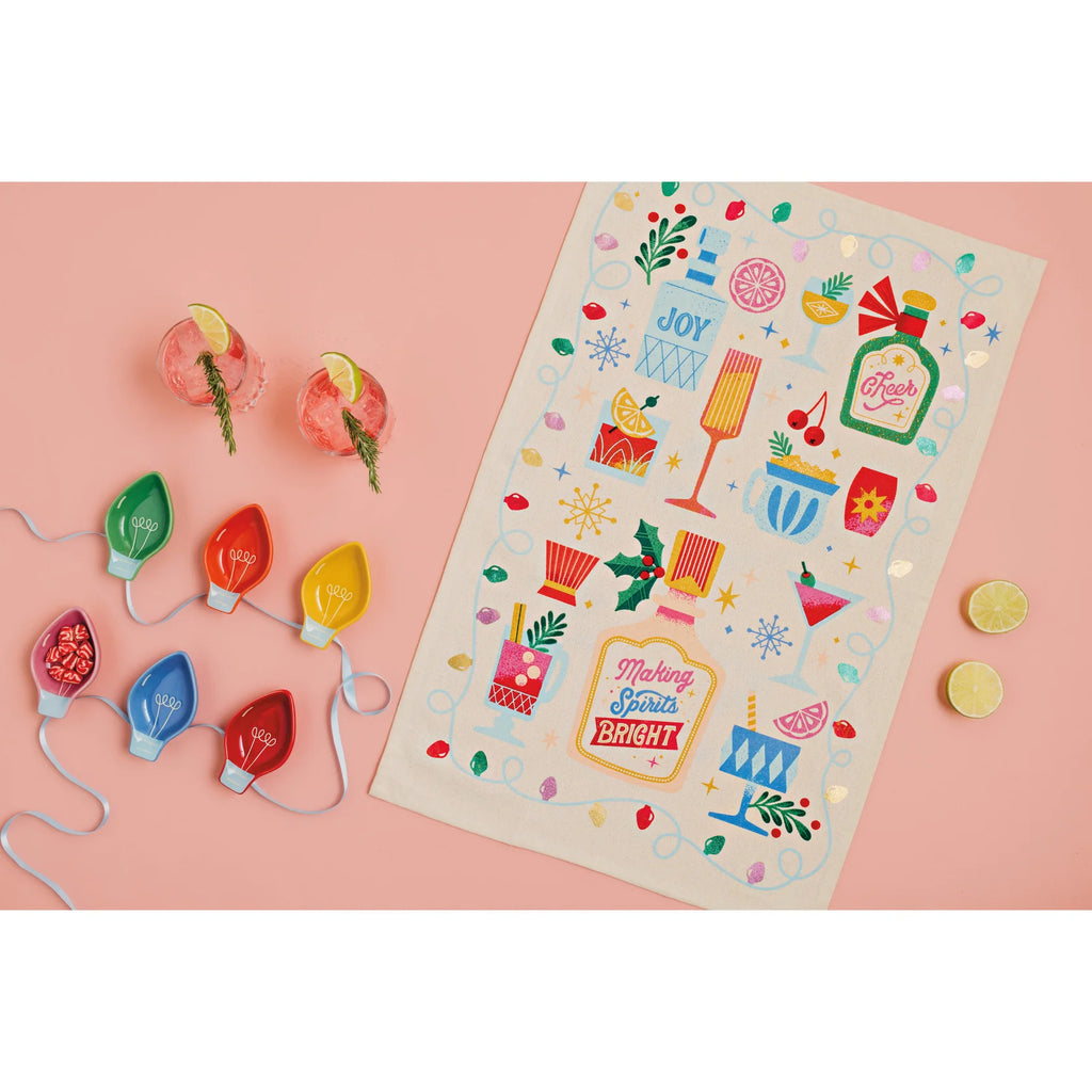 Dishtowel Spirits Bright DANI JKT1136D