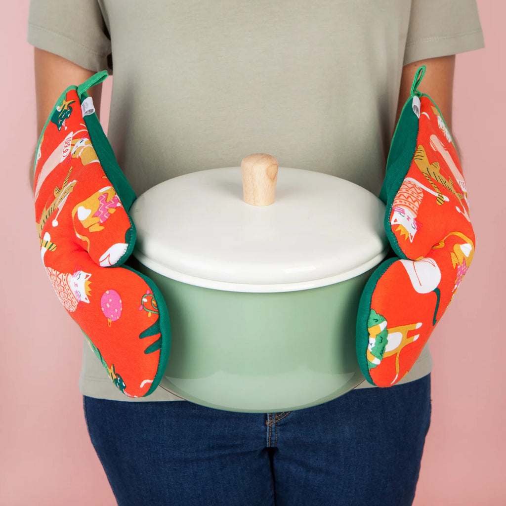 Oven Mitts Let it Meow 2pc DANI JOM1065D