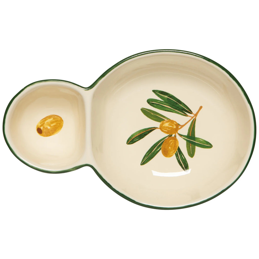 Dish Divided Olive DANI NSV3652D