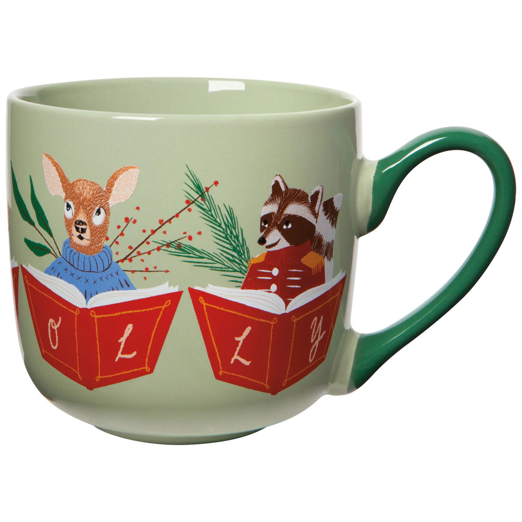 Mug & Dishtowel Woodland Carolers DANI JMG2665D
