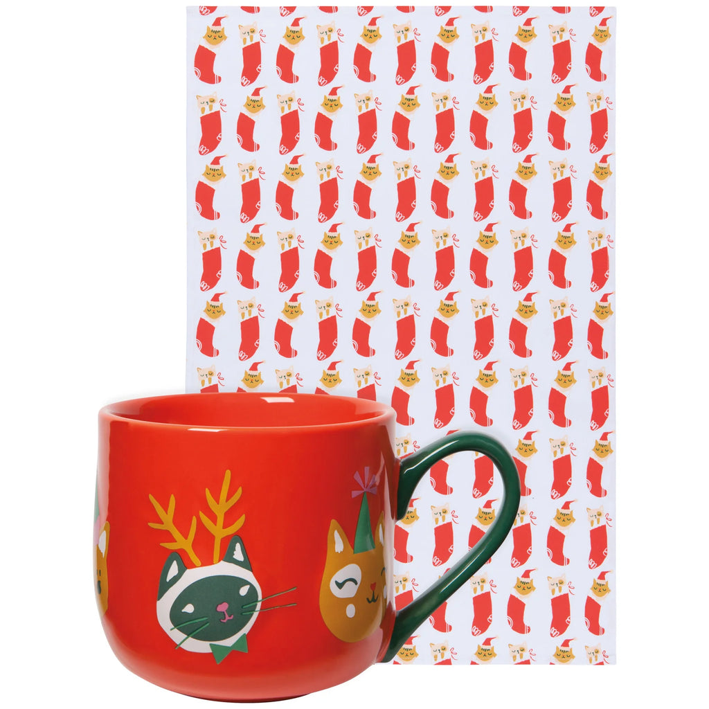 Mug & Dishtowel Let it Meow DANI JMG1120D